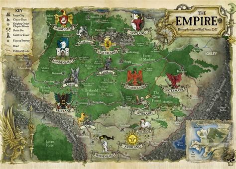 map of the empire warhammer|warhammer fantasy empire map.